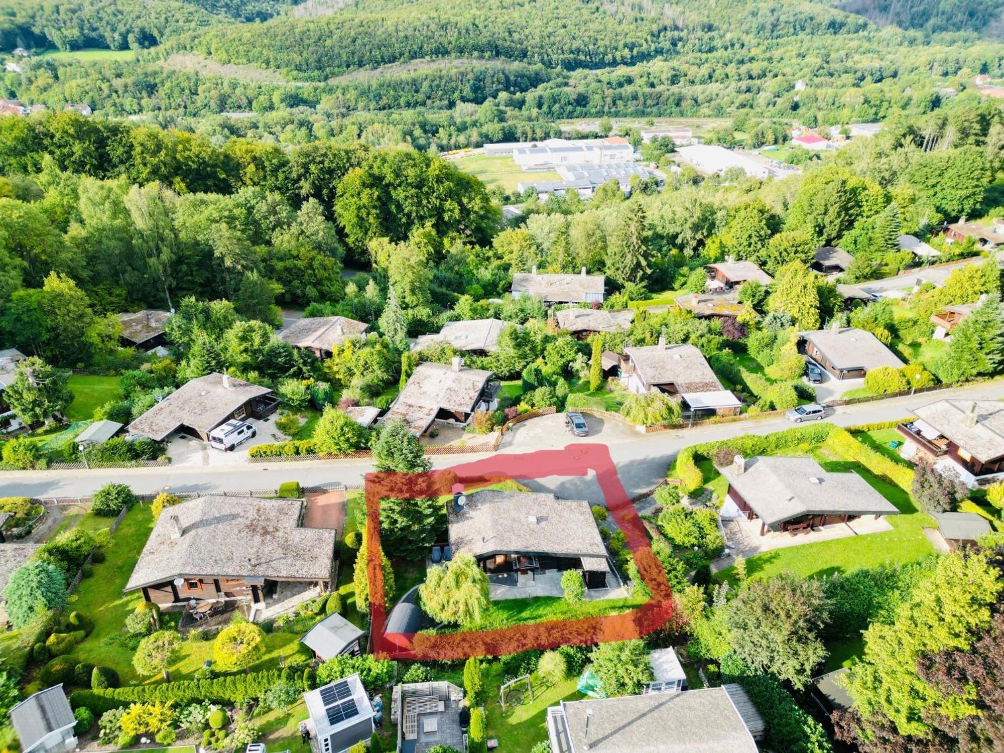 Вилла Haus Talblick Barbis Экстерьер фото